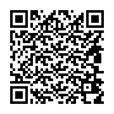 Código QR para número de teléfono +14806418120