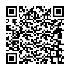 Codice QR per il numero di telefono +14806668260