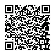 QR-koodi puhelinnumerolle +14806967475