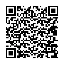 QR-код для номера телефона +14807196952