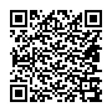 QR код за телефонен номер +14807197867