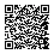 QR Code for Phone number +14807447458