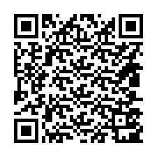 QR код за телефонен номер +14807501291