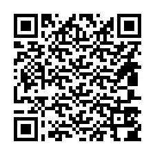 QR-Code für Telefonnummer +14807504801