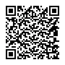 QR kód a telefonszámhoz +14807525200