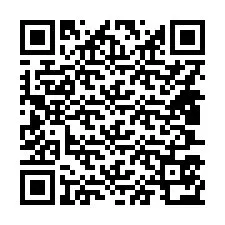 QR-code voor telefoonnummer +14807572066