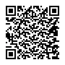 QR-код для номера телефона +14807576183