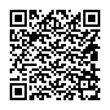 QR-code voor telefoonnummer +14808135314