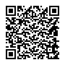 Código QR para número de teléfono +14808651885