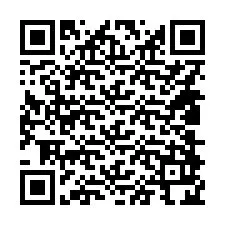 Codice QR per il numero di telefono +14808924298