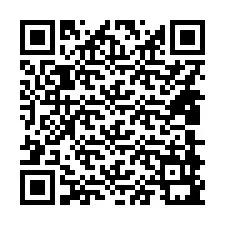 QR-code voor telefoonnummer +14808991443