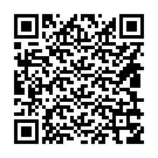 Codice QR per il numero di telefono +14809356821