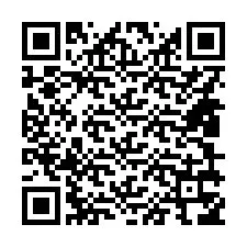 Código QR para número de teléfono +14809356827