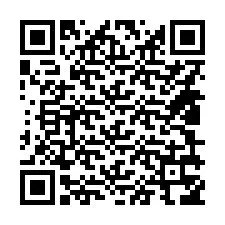 QR-код для номера телефона +14809356829