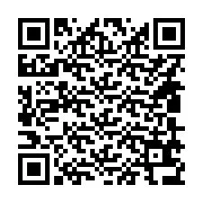 QR Code สำหรับหมายเลขโทรศัพท์ +14809636454