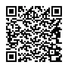 Codice QR per il numero di telefono +14842000002