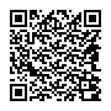 Kode QR untuk nomor Telepon +14842000008