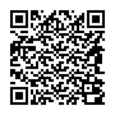 QR-code voor telefoonnummer +14842000040