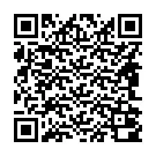 QR-koodi puhelinnumerolle +14842000042