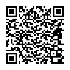 QR Code สำหรับหมายเลขโทรศัพท์ +14842000043