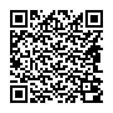 Código QR para número de telefone +14842000046