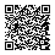 QR Code สำหรับหมายเลขโทรศัพท์ +14842000048