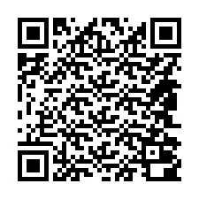 QR код за телефонен номер +14842000179