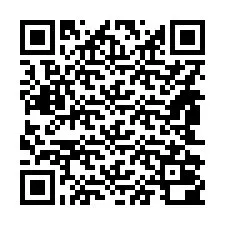 QR-koodi puhelinnumerolle +14842000195