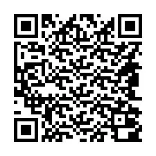 QR-code voor telefoonnummer +14842000198