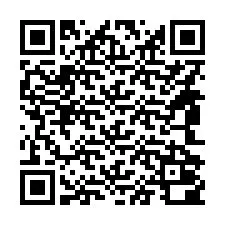 QR код за телефонен номер +14842000200