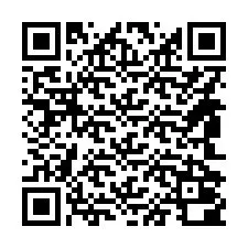 Codice QR per il numero di telefono +14842000211