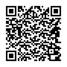 QR-code voor telefoonnummer +14842000213