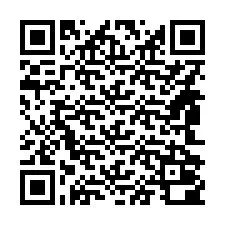 Código QR para número de teléfono +14842000215