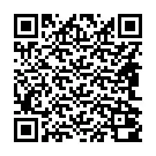 QR-код для номера телефона +14842000216