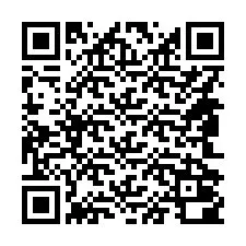 QR-код для номера телефона +14842000218