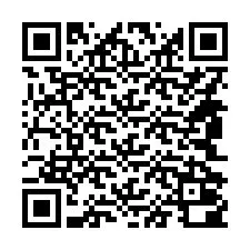 Codice QR per il numero di telefono +14842000234