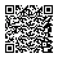 Código QR para número de teléfono +14842000250