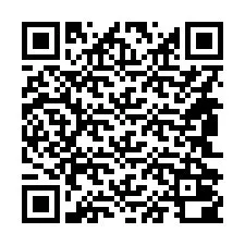 QR-код для номера телефона +14842000274