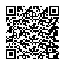 Codice QR per il numero di telefono +14842000291
