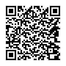 QR код за телефонен номер +14842000309