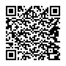 Codice QR per il numero di telefono +14842000327