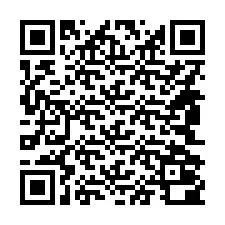 QR-koodi puhelinnumerolle +14842000334