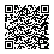 QR-code voor telefoonnummer +14842000341