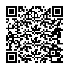 Codice QR per il numero di telefono +14842000343