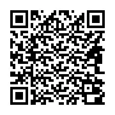 Código QR para número de teléfono +14842000403