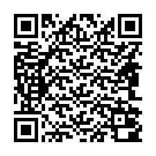 QR kód a telefonszámhoz +14842000406