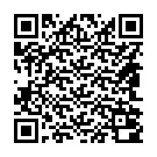 QR-code voor telefoonnummer +14842000419