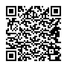 QR-Code für Telefonnummer +14842000427