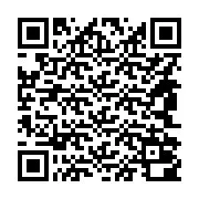 Codice QR per il numero di telefono +14842000430