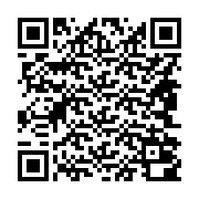 Codice QR per il numero di telefono +14842000432